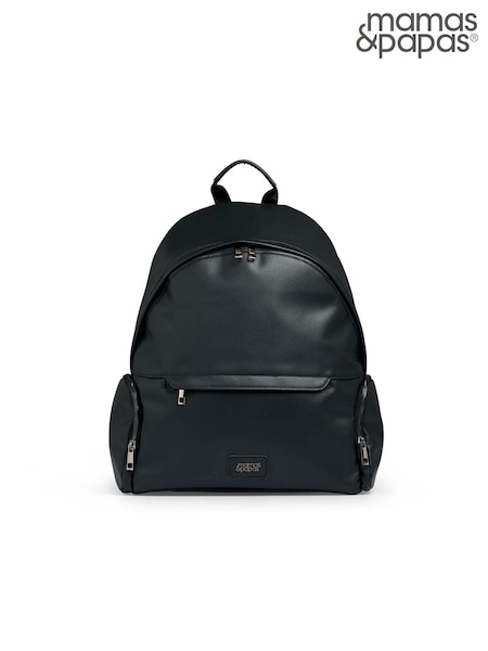 Mamas & Papas Black Luxe Black Backpack (N98148) | £99