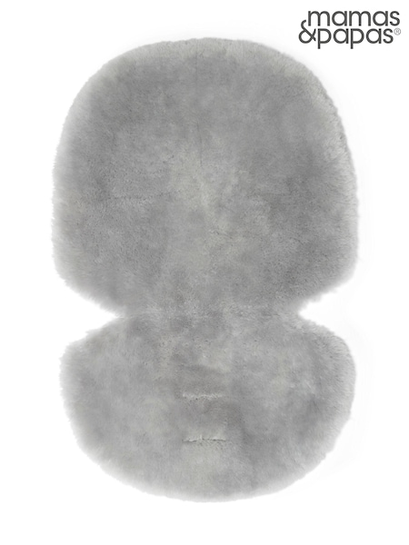 Mamas & Papas Grey Sheepskin Liner Pushchair (N98149) | £69