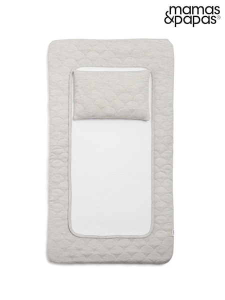 Mamas & Papas Grey Welcome To The World Luxury Changing Mat (N98267) | £38
