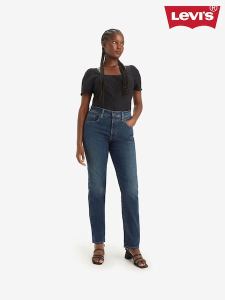 Levi's® Blue Swell 724 High Rise Straight Jeans (N99220) | £100