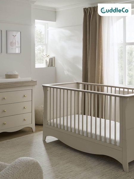 CuddleCo Cream Cashmere Clara Nursery Furniture Set 2 Piece (N99540) | £699