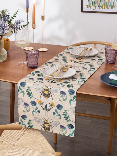 Wylder Nature Multicolour Wild Garden 230x35cm Table Runner (N99559) | £17