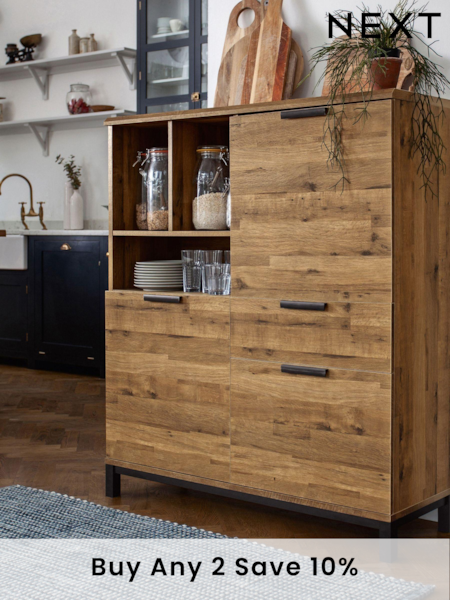 Dark Bronx Oak Effect Cabinet (N99973) | £475