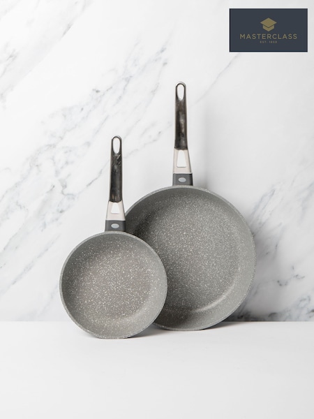 Masterclass Set Of 2 Induction-safe & Non-stick Frying Pan Set