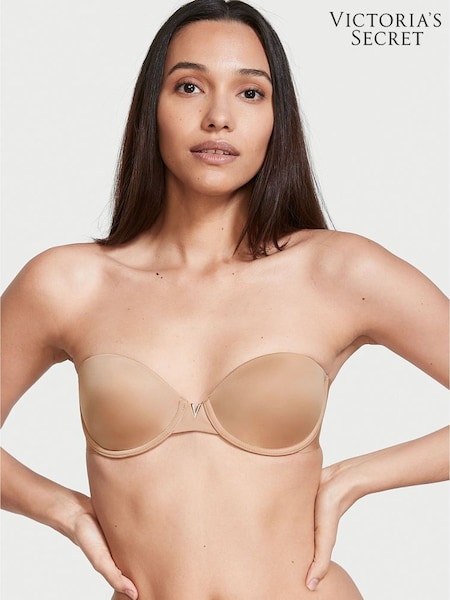 Victoria's Secret Sweet Nougat Nude Strapless Lightly Lined Strapless Bra (P22913) | £45
