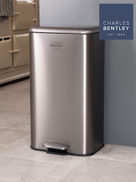 Charles Bentley 30l Slimline Kitchen Pedal Bin