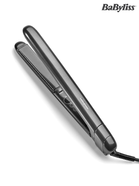 Grey - Babyliss Titanium Shine Styler Hair Straightener