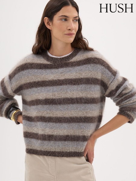 Natural - Hush Cosette Brushed Wool Jumper