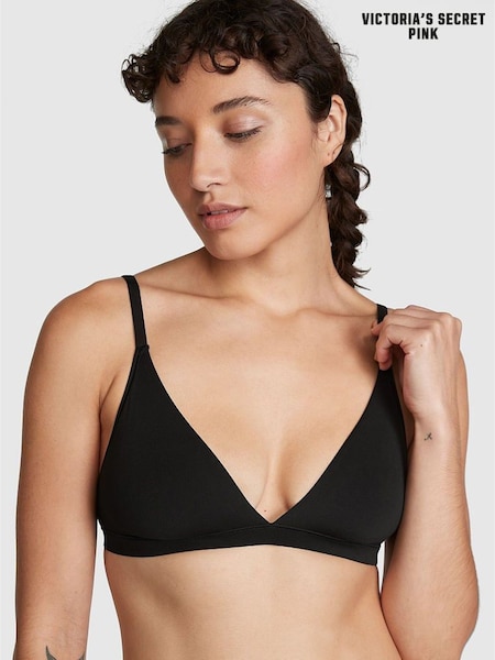 Victoria's Secret PINK Black Triangle Bralette (P72971) | £25