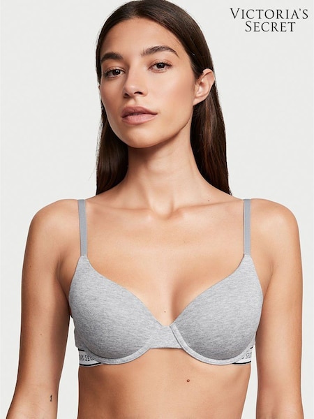 Victoria's Secret Grey Heather Demi Lightly Lined Bra (P90943) | £35