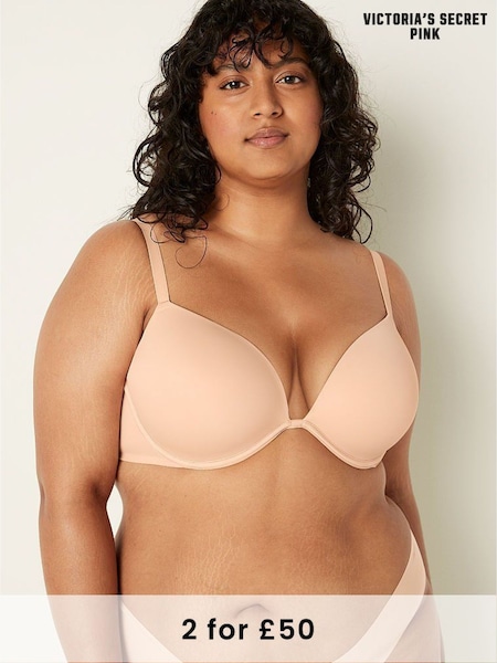 Victoria's Secret PINK Nude Beige Super Push Up Bra (Q09427) | £29