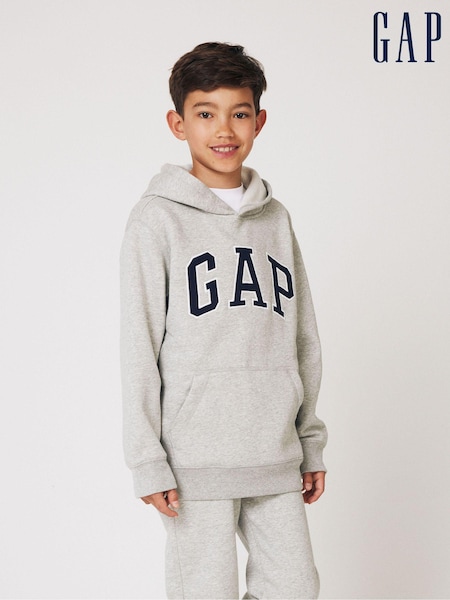Gap Grey Logo Hoodie (4-13yrs) (Q16556) | £14