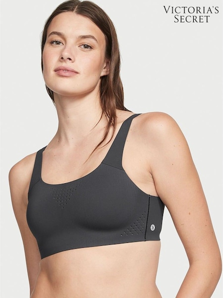 Victoria's Secret Grey Onyx Back Close Featherweight Max High Support Sports Bra (Q28423) | £45