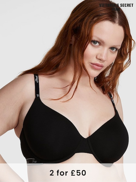 Victoria's Secret PINK Black T Shirt Bra (Q31226) | £29
