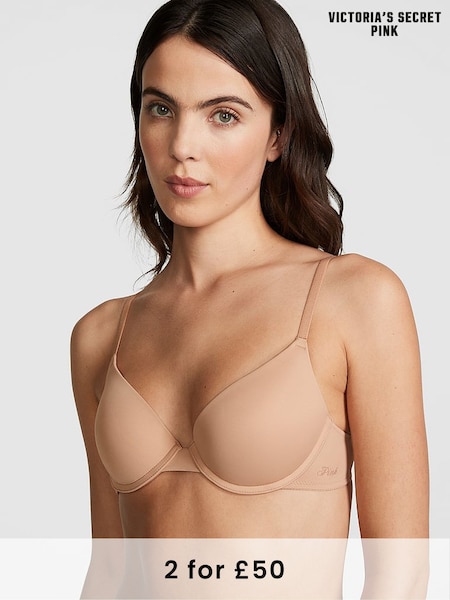 Victoria's Secret PINK Nude Praline Push Up Bra (Q31488) | £29