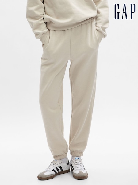 Gap Cream High Waisted Cuffed Joggers (Q43298) | £24