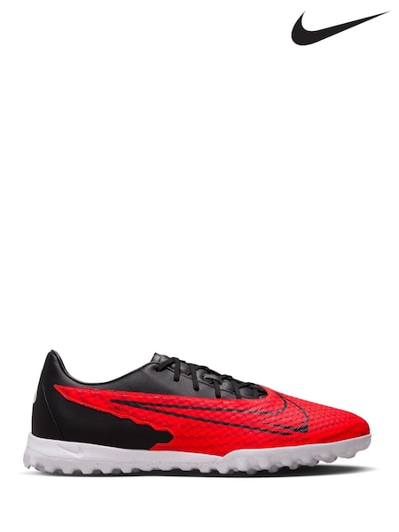 Nike Red/Black Phantom GX Aacademy Turf Football Boots (Q44187) | £21