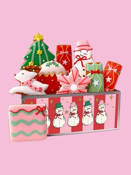 Biscuiteers Merry & Bright Biscuit Tin