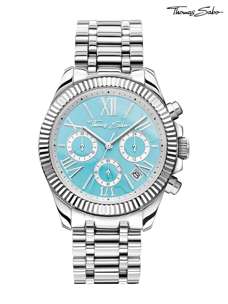 Thomas Sabo Silver Rebel Heart Quartz Watch (Q46145) | £410