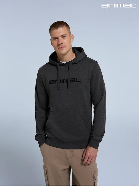Animal Grey Mens Driver Hoodie (Q47435) | £49