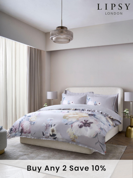 Lipsy Cream Ottoman Peony Bed (Q48991) | £925 - £1,199