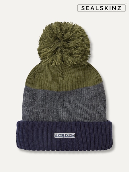 Sealskinz Flitcham Waterproof Cold Weather Bobble Hat (Q49394) | £40