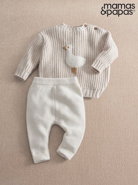 Off-White - Mamas & Papas Duck Leggings Set 2 Piece