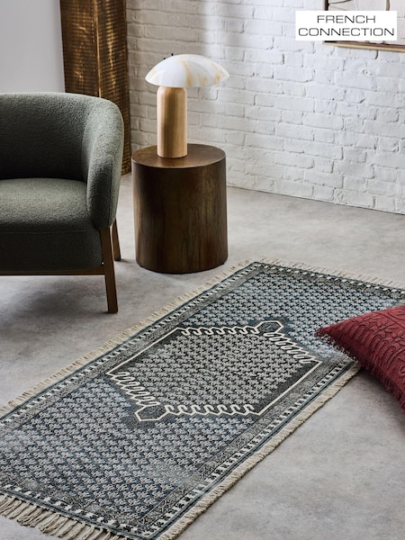 French Connection Blue 100% Cotton Poppyfield Runners (Q50749) | £90 - £120