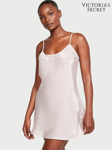 Victoria's Secret Grey Lilac Purple Organza Mini Slip Dress (Q50868) | £59