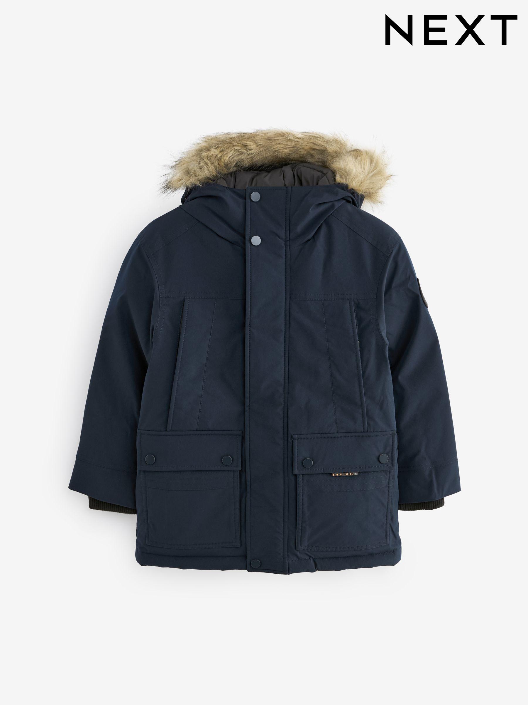 Older boys parka top