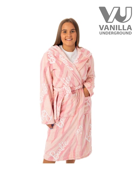 Vanilla Underground Pink Barbie Ladies Robe (Q53569) | £42