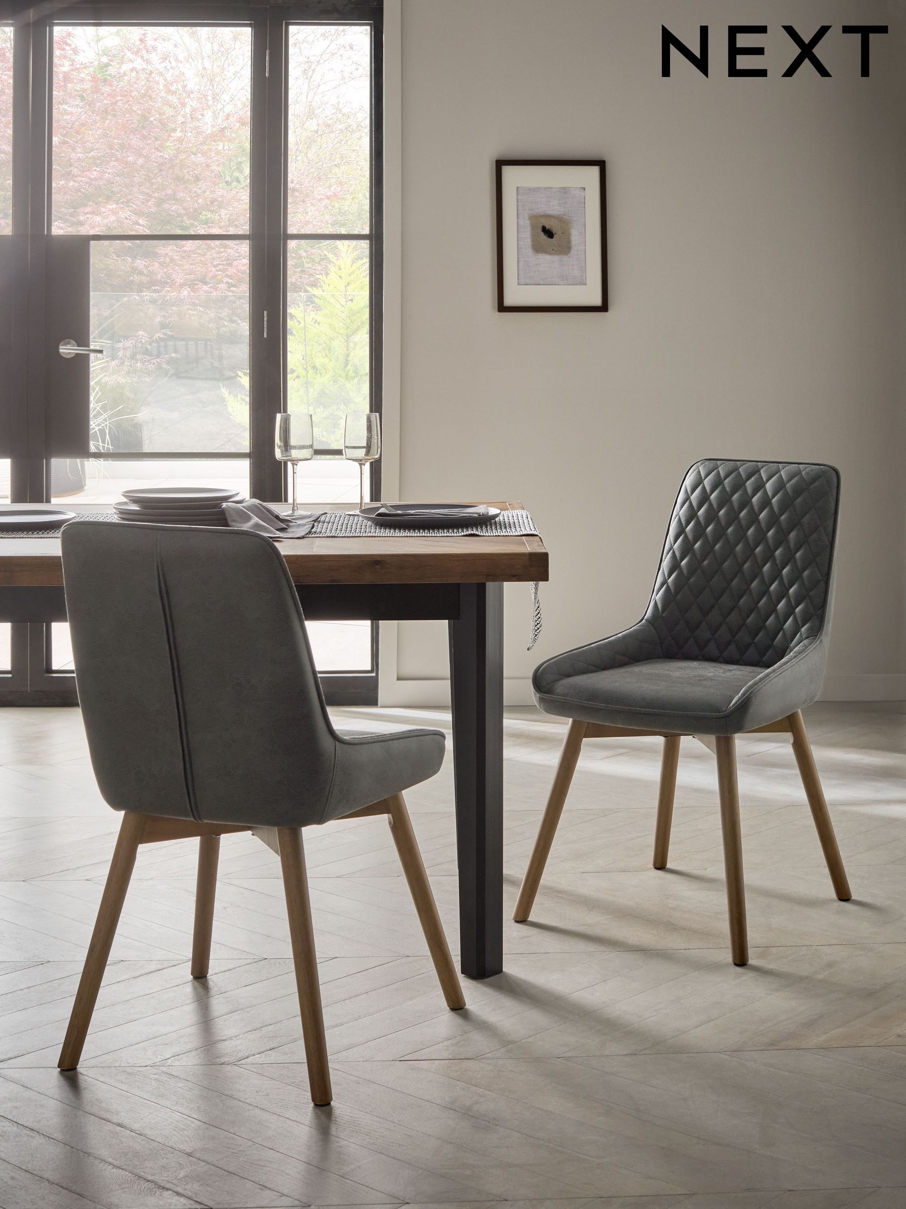 Next dining room chairs grey discount