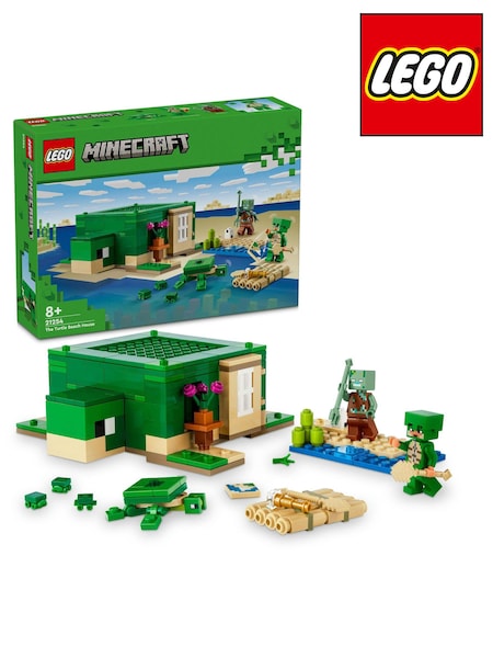 Lego Minecraft The Turtle Beach House with Animal Toys 21254 (Q54025) | £21