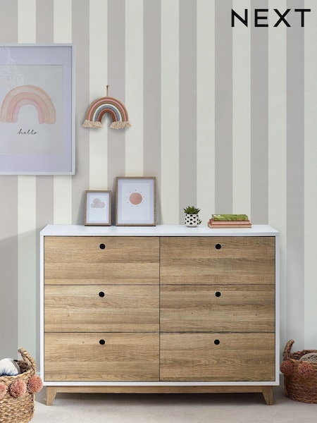 Grey Stripe A4 Wallpaper Sample (Q55485) | £1