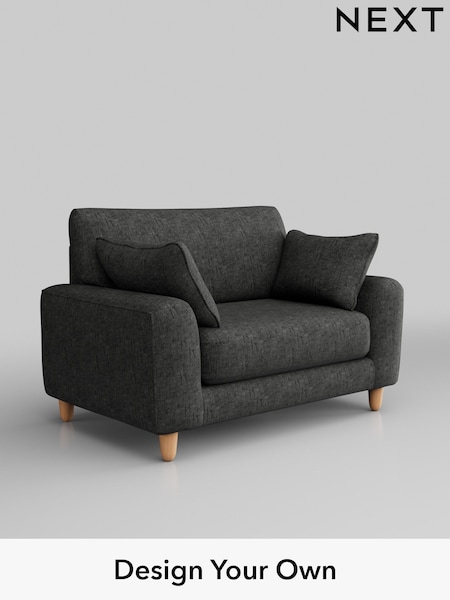 Boucle Weave Easy Clean/Charcoal Grey Campbell (Q55677) | £875