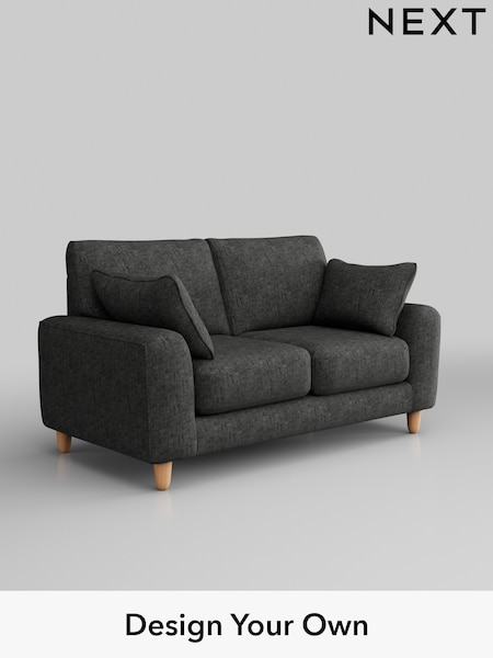 Boucle Weave Easy Clean/Charcoal Grey Campbell (Q55677) | £975