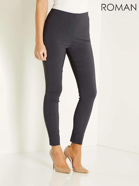 Roman Grey Originals Full Length Stretch Trousers (Q57661) | £32