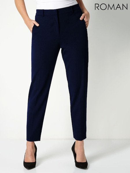 Roman Navy Originals Straight Leg Tapered Trousers (Q58971) | £32