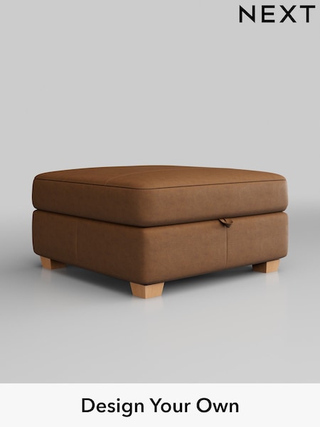 Antiqued Leather/Light Tan Brown Heath Highback Leather (Q60013) | £599