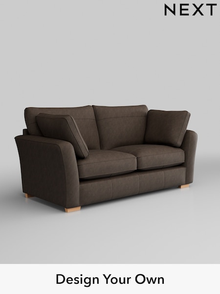 Antiqued Leather/Dark Brown Heath Highback Leather (Q60074) | £2,150