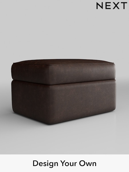 Vintaged/Dark Brown Lennox Highback Leather (Q60103) | £499