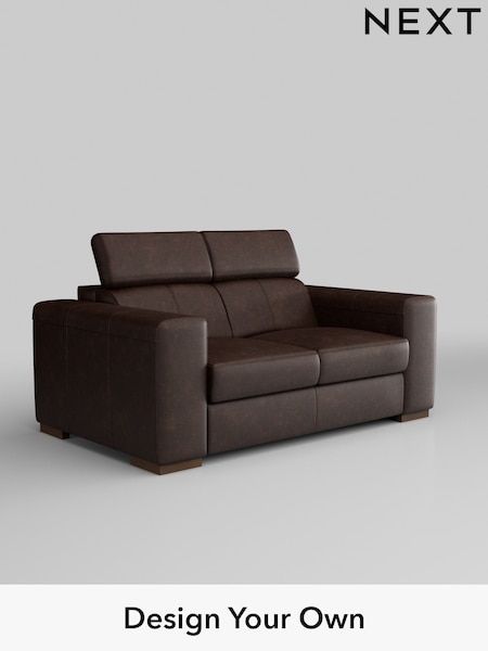 Vintaged/Dark Brown Lennox Highback Leather (Q60103) | £1,925