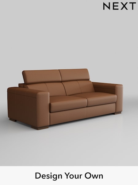 Vintaged/Light Brown Lennox Highback Leather (Q60104) | £2,125
