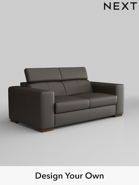 Vintaged/Smoky Grey Lennox Highback Leather (Q60108) | £2,025