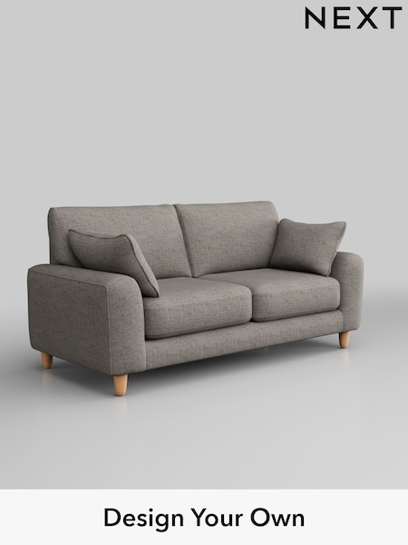 Boucle Weave Easy Clean/Light Dove Grey Campbell (Q60118) | £1,075