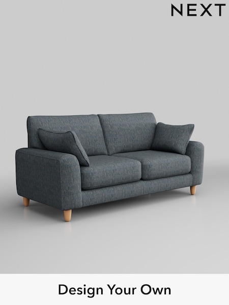 Boucle Weave Easy Clean/Dark Blue Campbell (Q60121) | £1,075