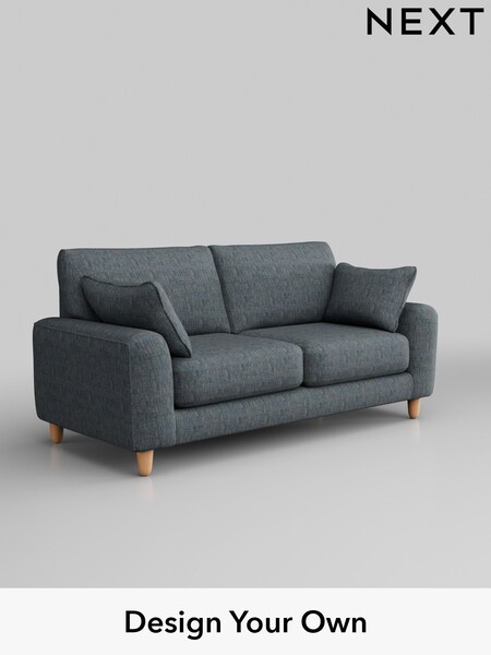 Boucle Weave Easy Clean/Dark Blue Campbell (Q60121) | £1,075