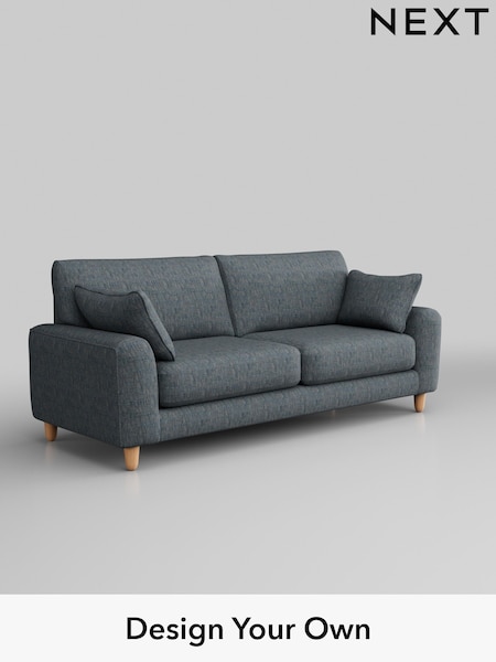 Boucle Weave Easy Clean/Dark Blue Campbell (Q60121) | £1,175