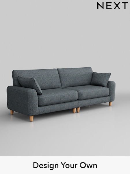 Boucle Weave Easy Clean/Dark Blue Campbell (Q60121) | £1,275