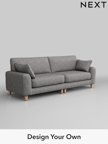 Chunky Boucle Easy Clean/Light Grey Campbell (Q60135) | £1,375